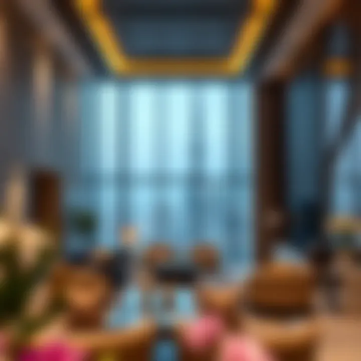 Interior Features of Al Bakhit Tower Interior design of Al Bakhit Tower displaying modern elegance