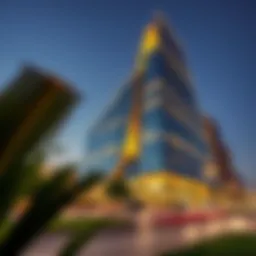 Stunning view of Al Reem Tower showcasing its modern architecture