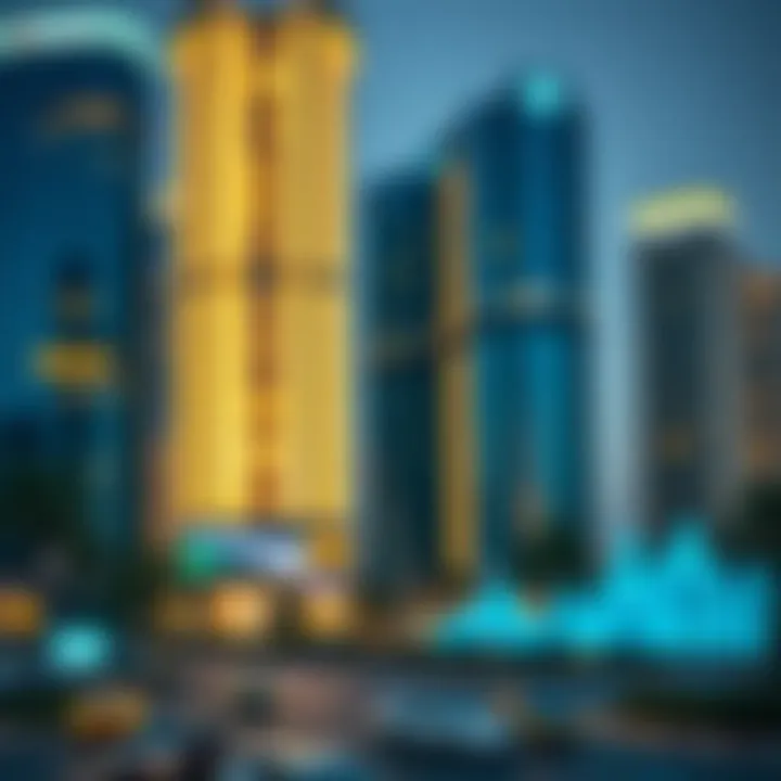 Market trends and analysis charts in Dubai's real estate sector