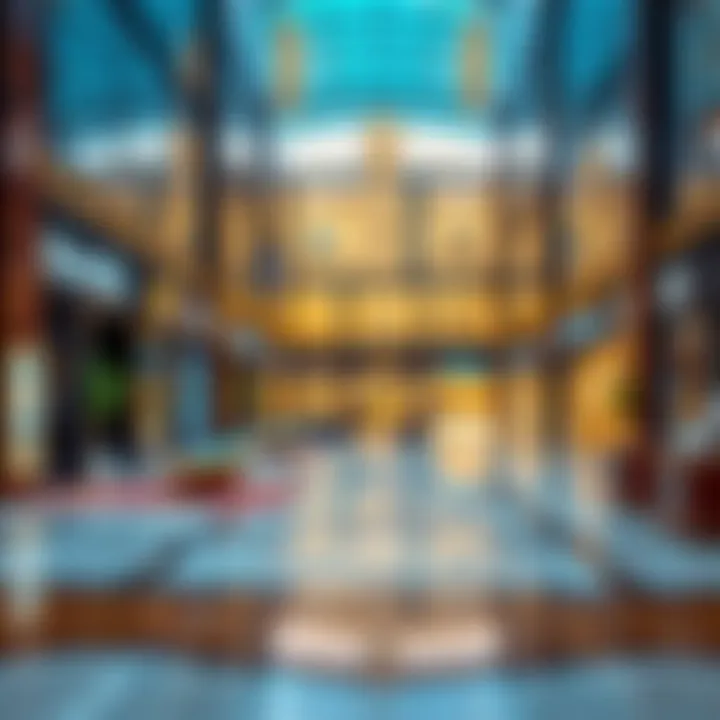 Commercial Spaces in Brookfield Place Dubai A vibrant representation of the vibrant commercial spaces within Brookfield Place