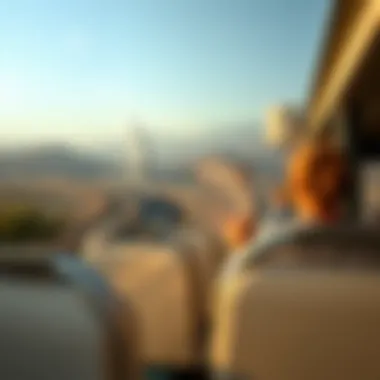 Scenic Journey from Ras Al Khaimah to Dubai Scenic view from the bus during the journey