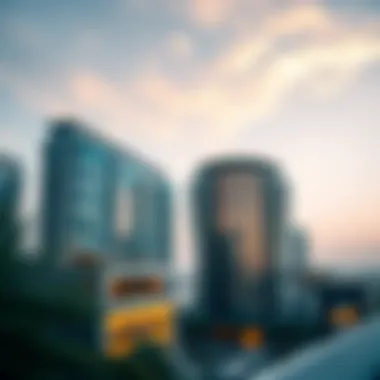 Architectural Marvel of Chic Tower Aerial view showcasing Chic Tower's architecture