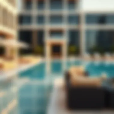 Luxurious Amenities of Chic Tower Amenities at Chic Tower, including pool and lounge areas