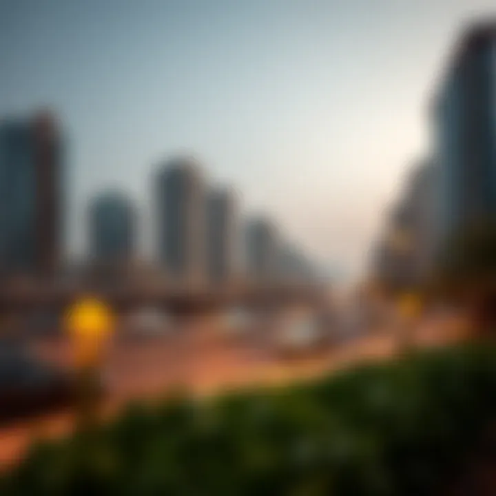 Infrastructure development in Dubai Investments Park indicating growth and investment.