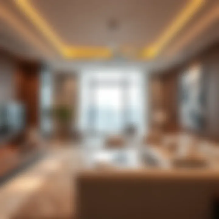 A modern apartment interior reflecting contemporary design trends