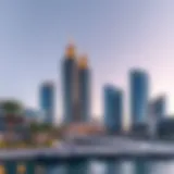 Stunning view of Dubai Wharf Tower 4 showcasing its architectural design