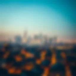 Stunning skyline view of الخزامية الشارقة