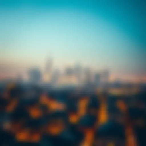 Stunning skyline view of الخزامية الشارقة