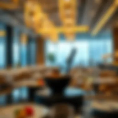 Gastronomic Delights at Andaz Dubai Dining experience at Andaz Dubai featuring exquisite culinary offerings