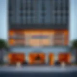 Exterior view of Andaz Dubai showcasing its unique architectural design