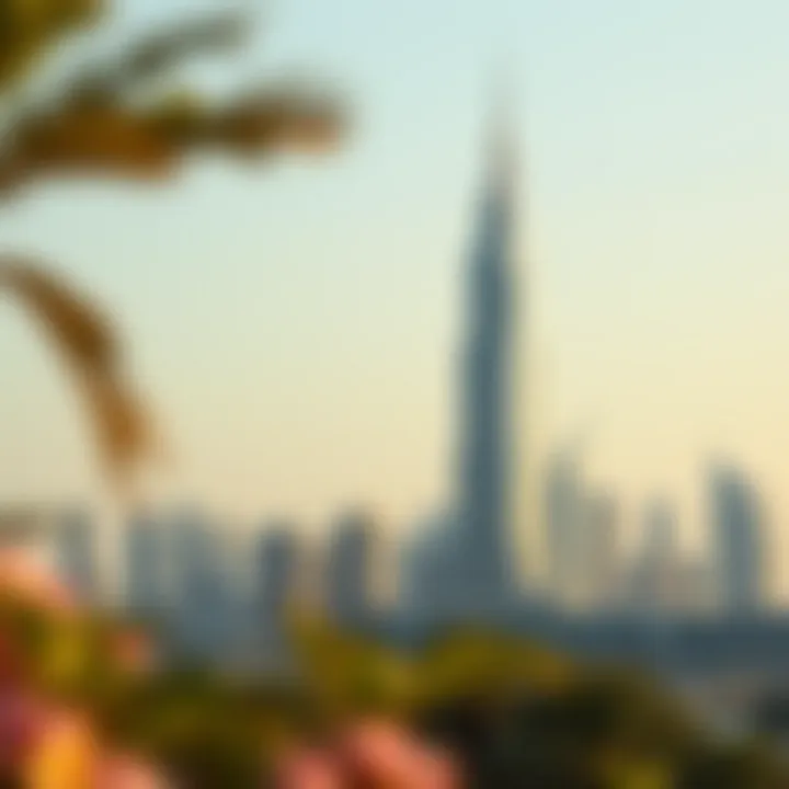 Stunning skyline of Silicon Oasis featuring Apricot Tower