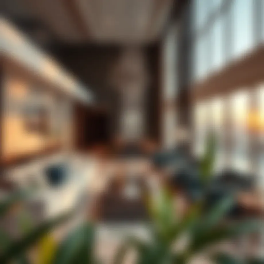 Modern home interior showcasing elegance