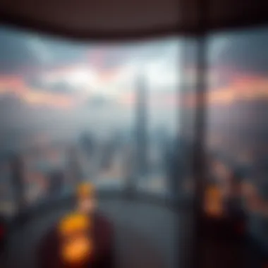 Skyline View from Burj Residences Tower 1 Panoramic skyline view from Burj Residences Tower 1