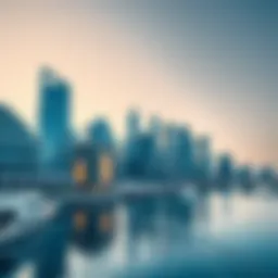 Stunning skyline of Business Bay, showcasing modern architecture