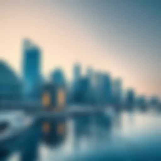 Business Bay Skyline Stunning skyline of Business Bay, showcasing modern architecture