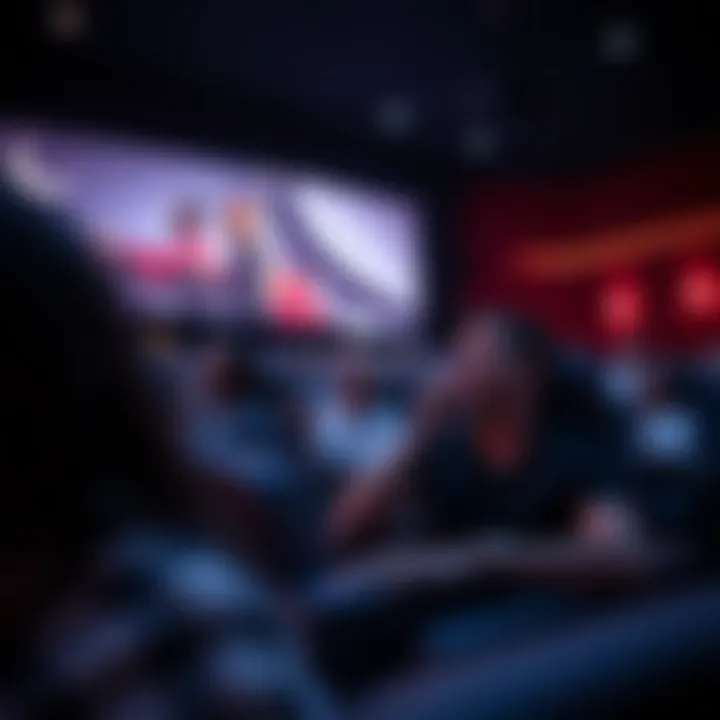 Audience enjoying a film in Dubai Hills Cinema