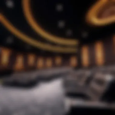 Luxurious interior of a cinema hall in Dubai Hills Cinema