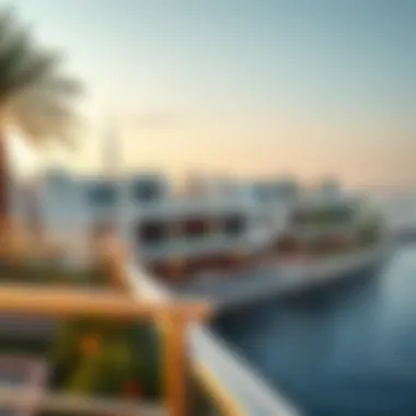 Luxurious beachfront villas on the Palm