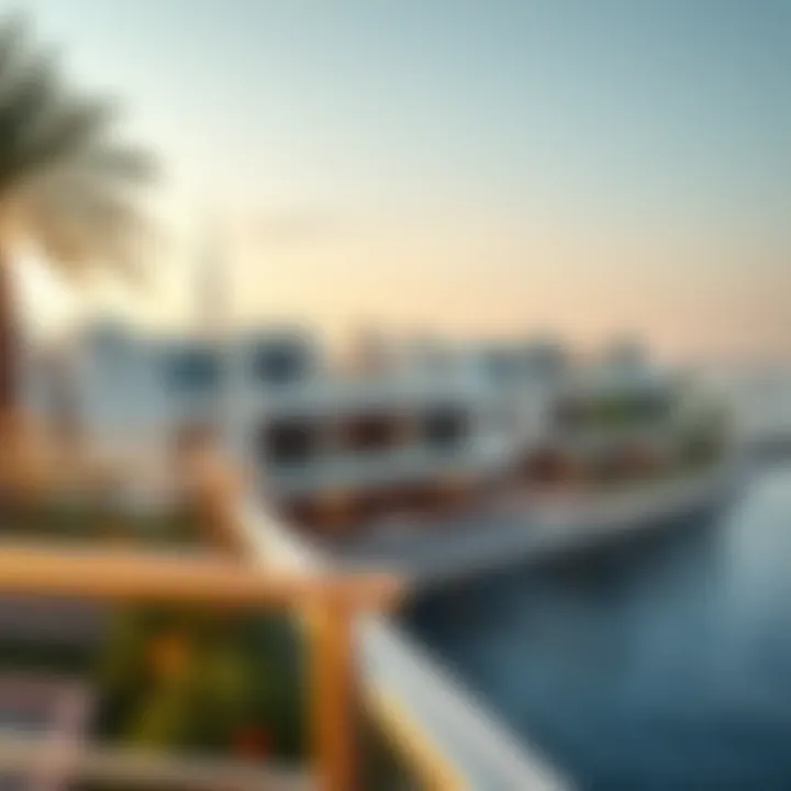 Luxurious beachfront villas on the Palm