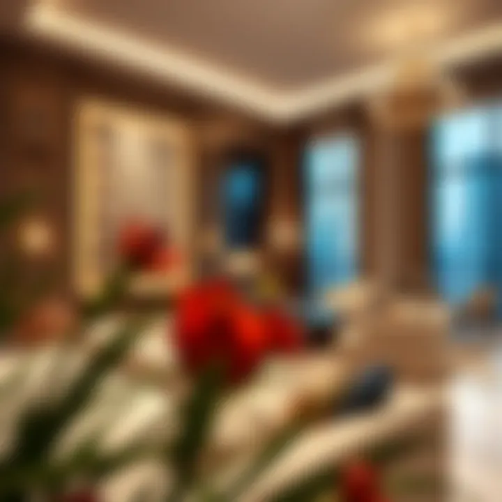 Luxurious interior of a residence showcasing modern design and elegance