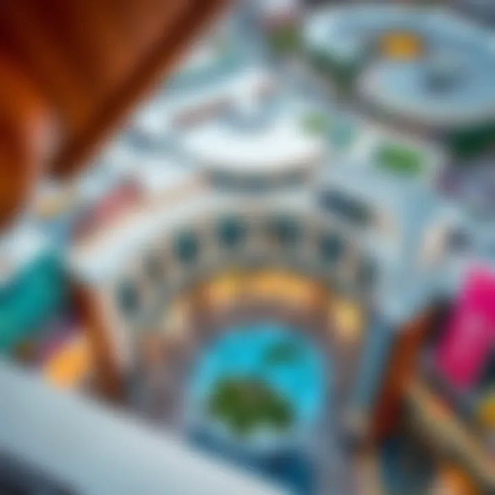 Aerial view of Jumeirah Mall highlighting its strategic location in Dubai