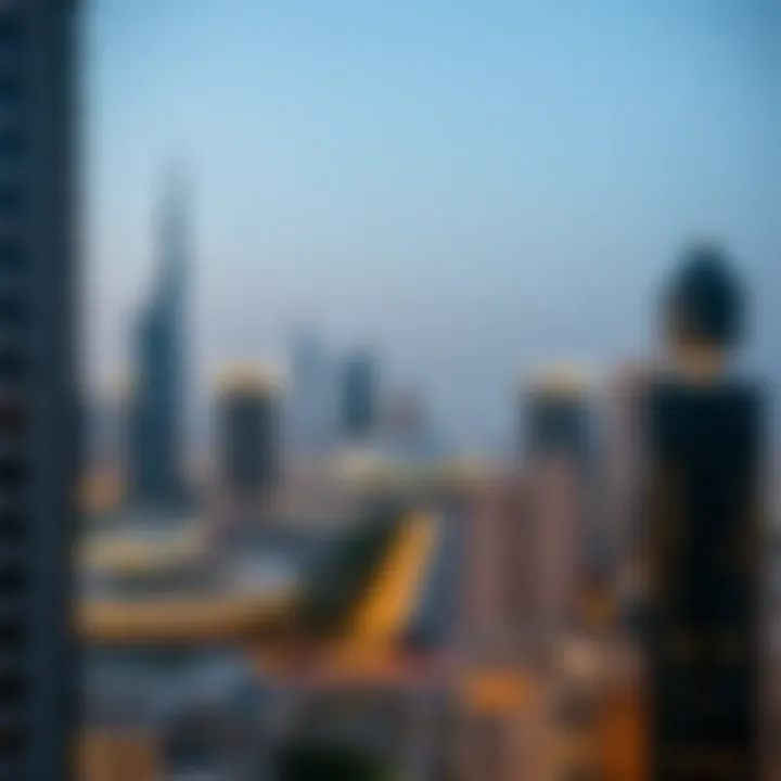 A panoramic view of Dubai's skyline showcasing modern architecture