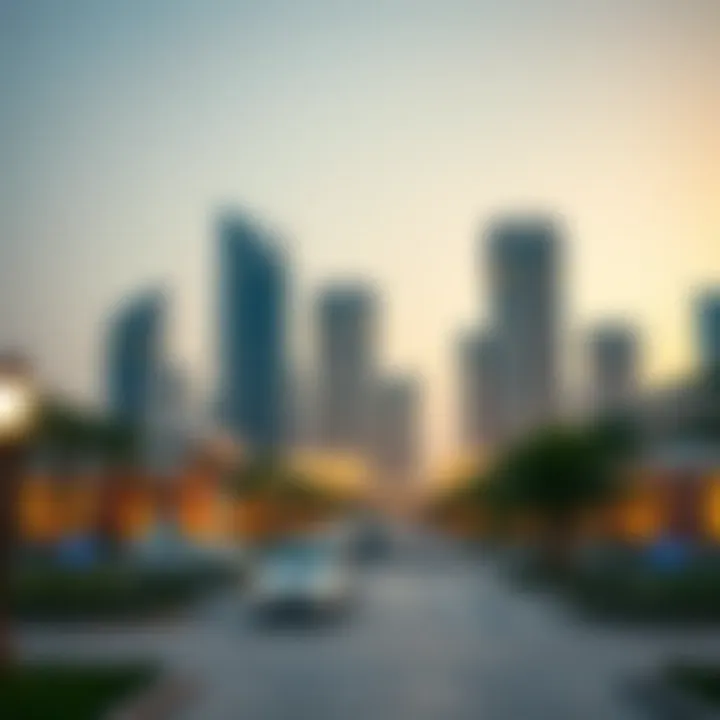 Innovative architectural project representing future developments