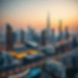 A panoramic view of Sharjah's skyline showcasing modern architecture
