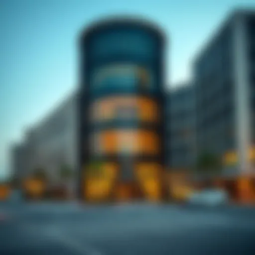 Exterior view of One Business Centre showcasing modern architecture