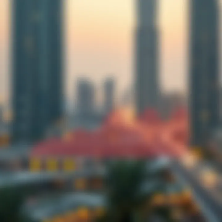 Graph illustrating Dubai's real estate market trends over time