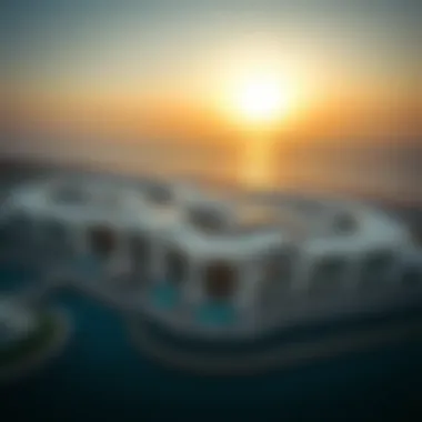 Aerial View of Spinneys Al Bandar Stunning aerial view of Spinneys Al Bandar showcasing its architectural elegance