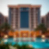 Luxurious exterior view of Swissotel Al Murooj Dubai apartments