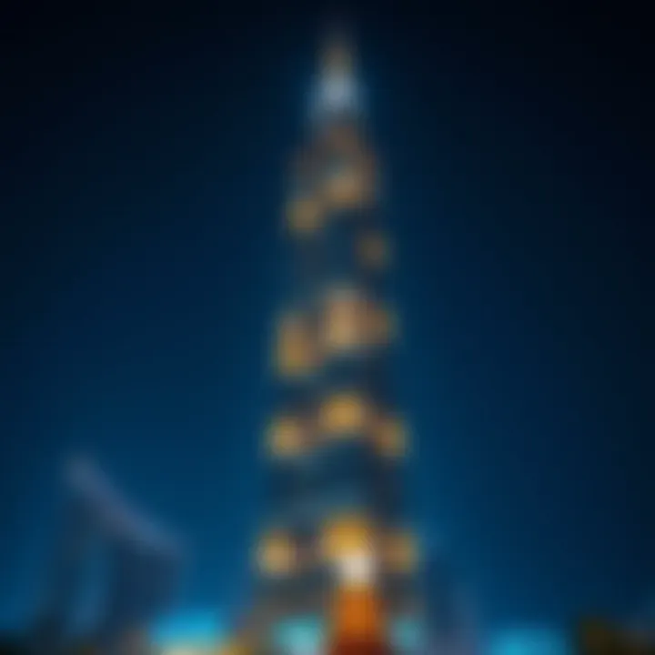 The 02 Tower illuminated at night, highlighting its urban significance