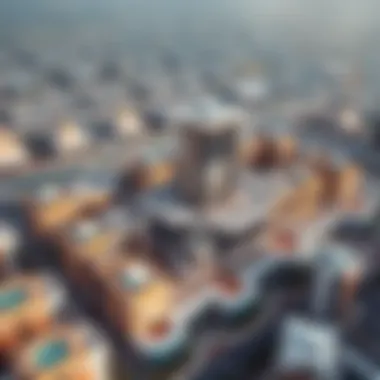 Aerial View of Aya World Stunning aerial view of Aya World showcasing its architectural design