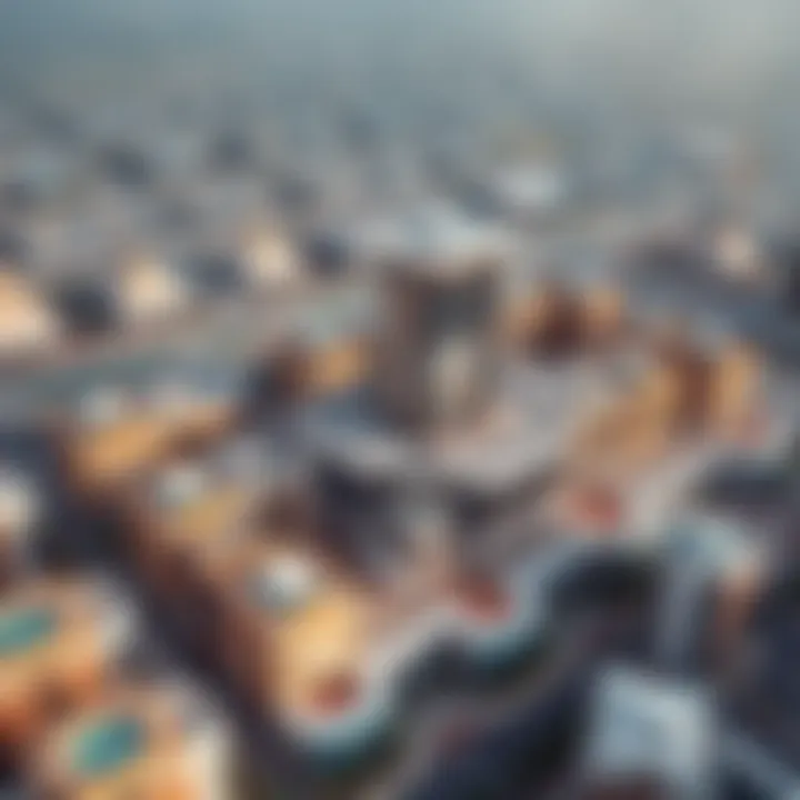 Aerial View of Aya World Stunning aerial view of Aya World showcasing its architectural design