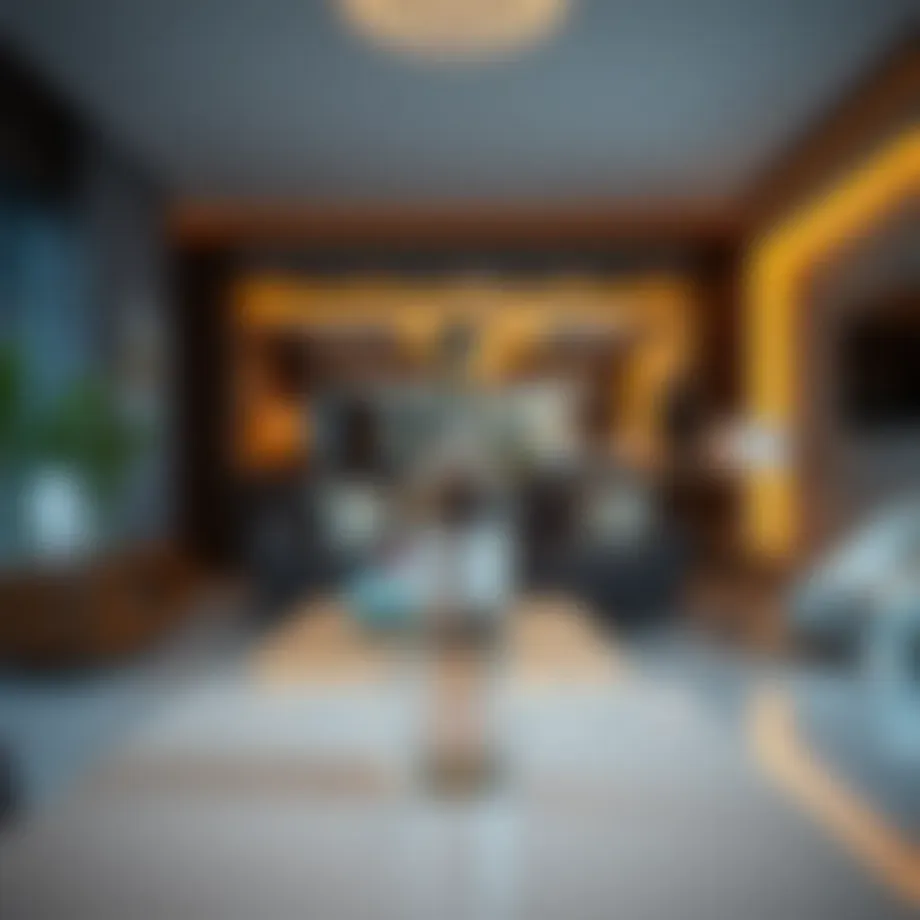 Exquisite rosewater bottle elegantly placed in a modern living space