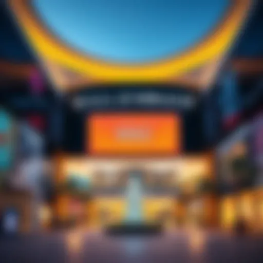 Stunning exterior view of the Mall in Jumeirah showcasing its modern architecture.