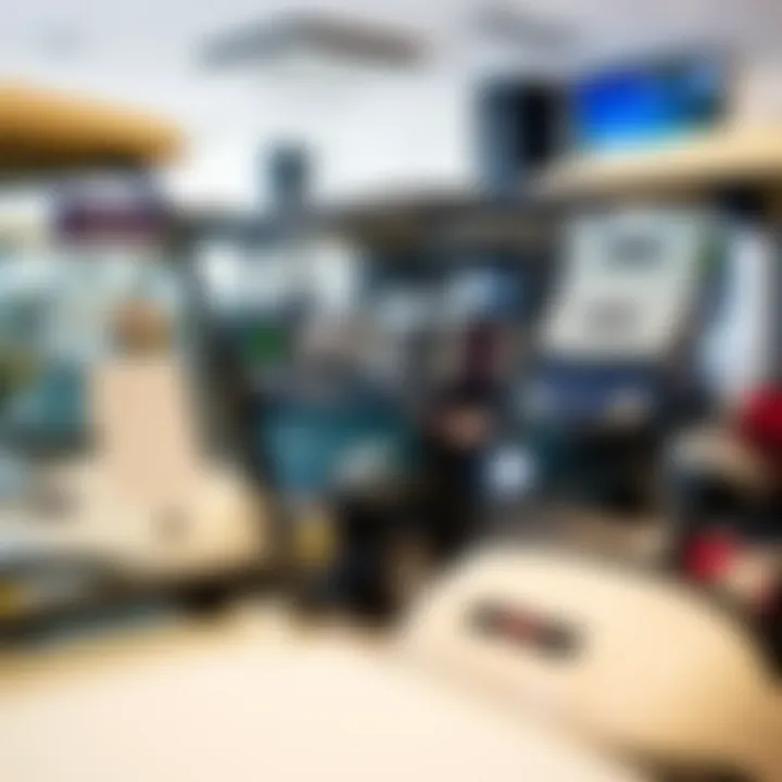 Showcase of Diverse Golf Cars Diverse range of golf cars showcased in a dealership