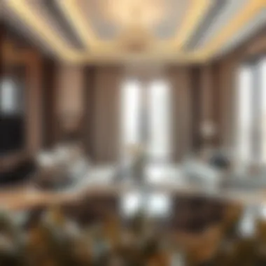 Elegant interiors of a luxury apartment showcasing modern design.