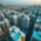 Aerial view of تلال مردف showcasing modern residential buildings