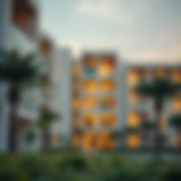 Modern Architecture in تلال مردف Modern architecture of a residential complex in تلال مردف