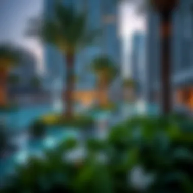 Luxurious amenities offered within the Towers of Garden City