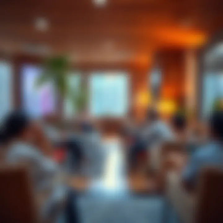 Diverse residents enjoying vibrant lifestyle in Garden City