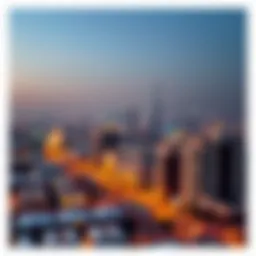 Breathtaking skyline view of Zaabel showcasing luxurious properties