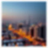 Zaabel's Luxurious Skyline Breathtaking skyline view of Zaabel showcasing luxurious properties