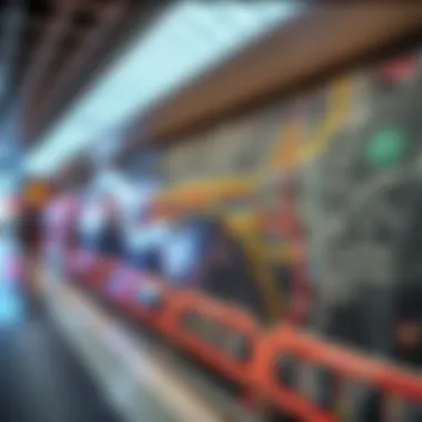 Detailed map of Expo 2020 Metro stations highlighting key areas in Dubai