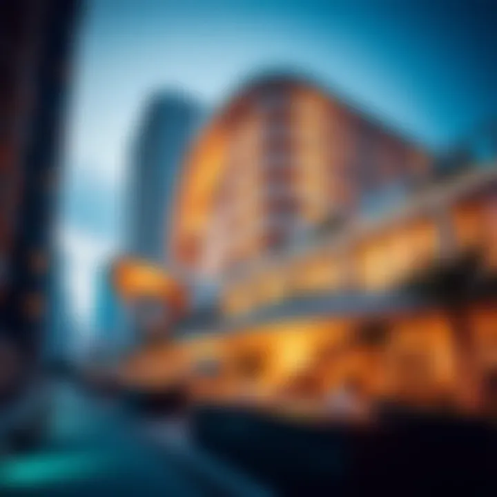 Architectural details of Fairmont Residences