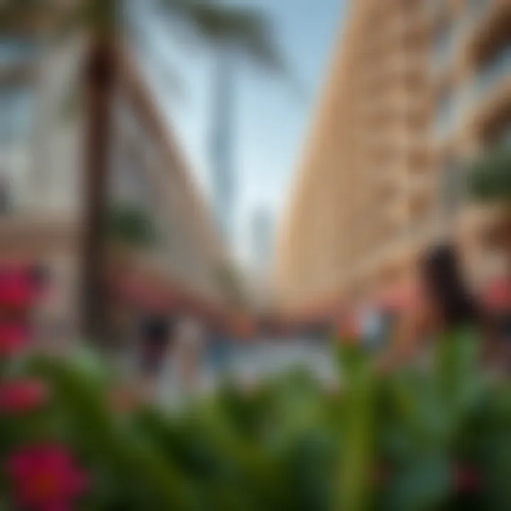 Vibrant community around Fairmont Residences