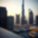 Stunning skyline view showcasing Fairmont Residences