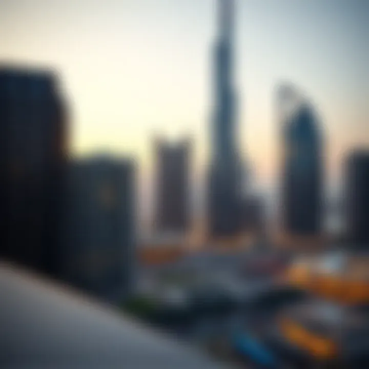 Stunning skyline view showcasing Fairmont Residences